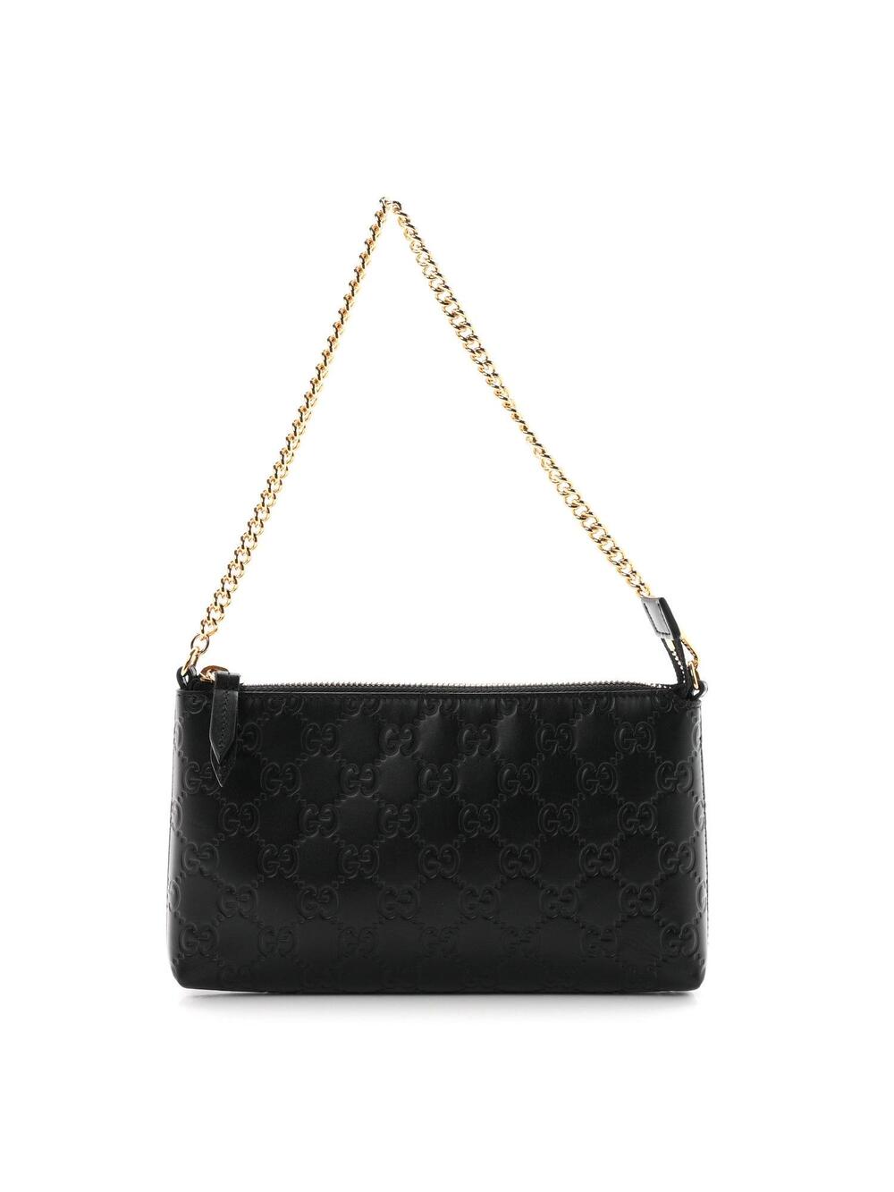 Guccissima Signature Wrist Wallet Black #342263G69B
